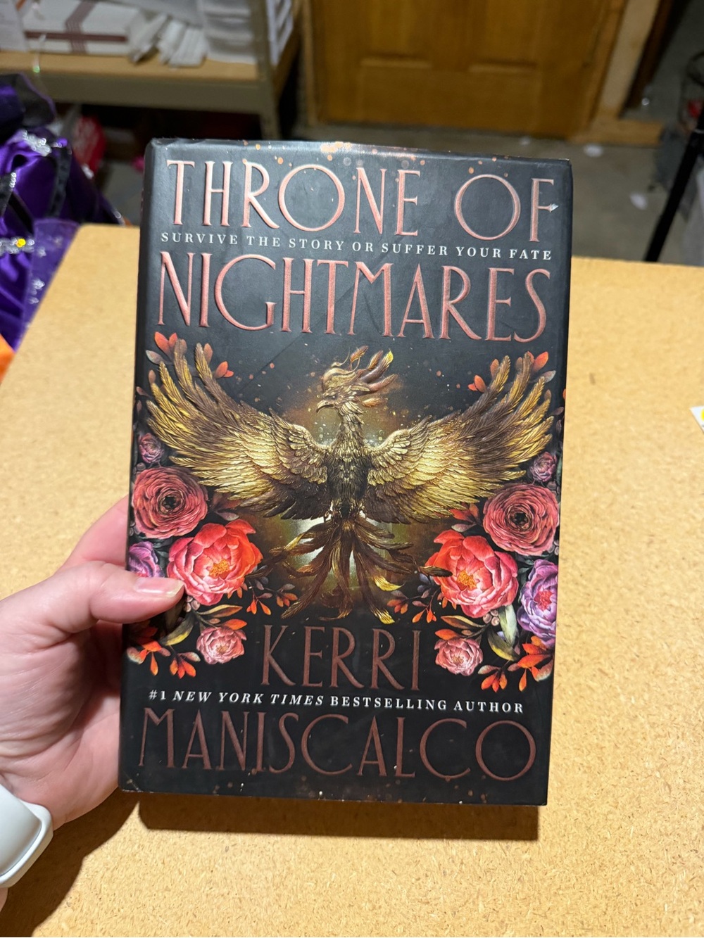Throne of Nightmares — Decorative Black & Gold Hardcover